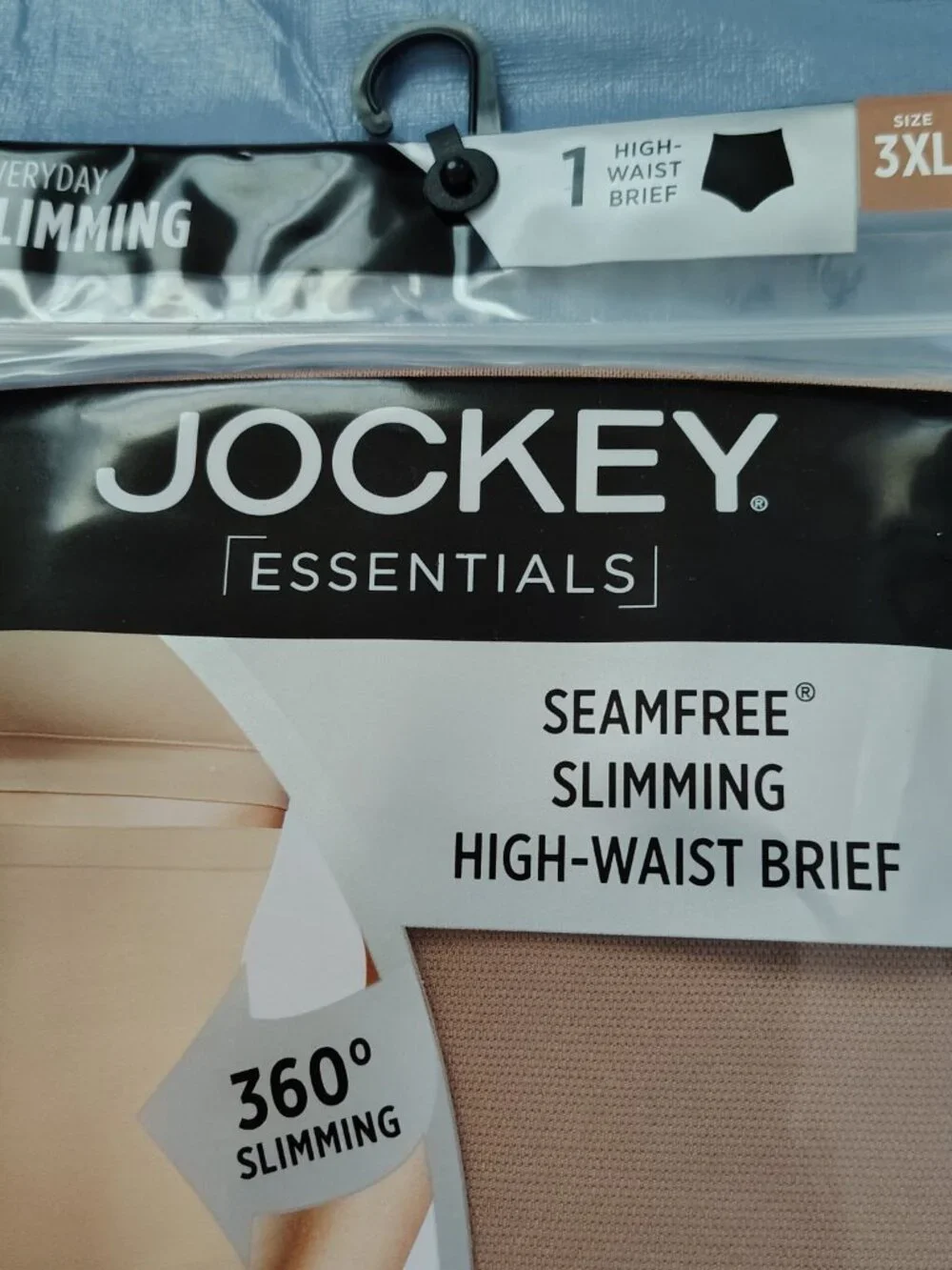 NEW Jockey Shapewear Womens Tan Seam free Soft Slimming High Waist Brief 3X